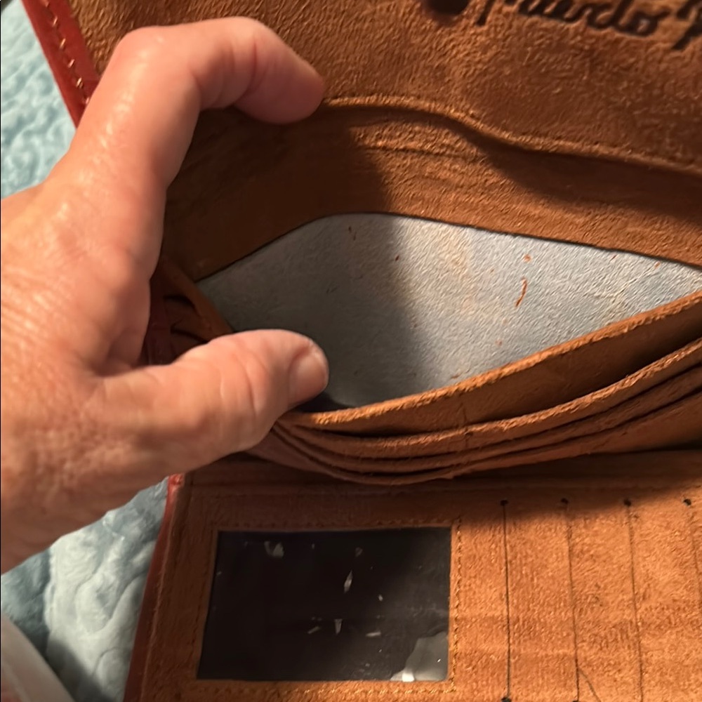 Rustic Leather Wallet Puerto Rico - Picture 6 of 7